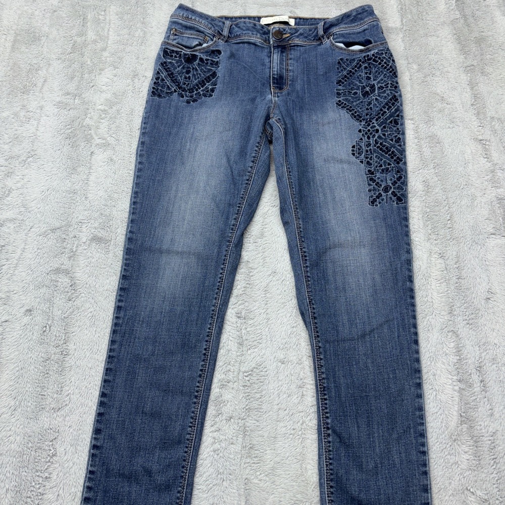 est 1948‎ Denim Contemporary Size 12 Embroidered